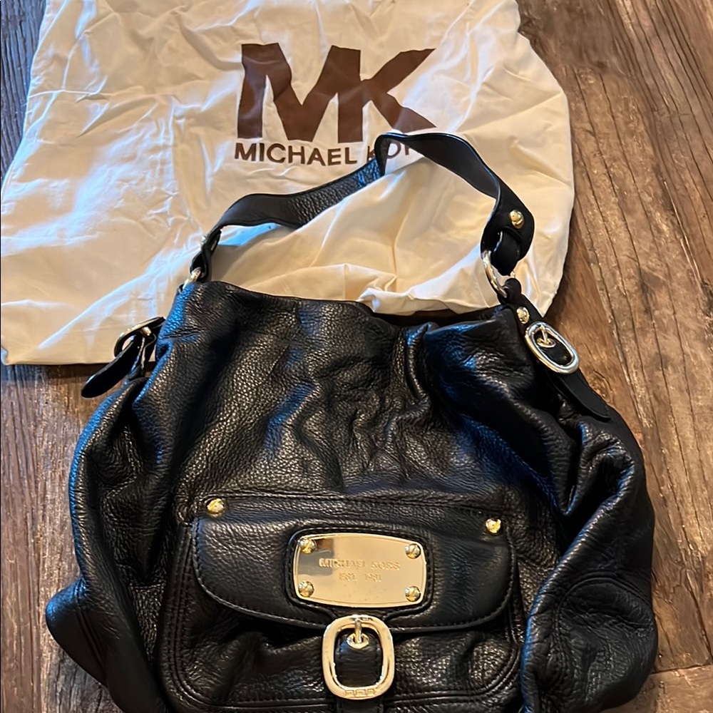 Michael Kors Black Hobo Bag with Dust Bag